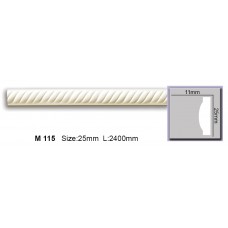 Гибкий молдинг из полиуретана M 115 (2.44м) Flexi